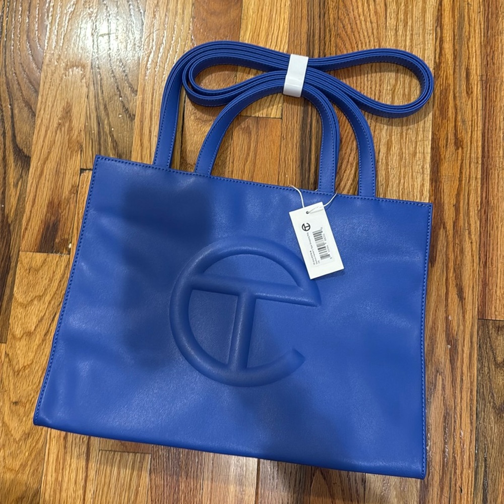 NWT Painters Tape Blue Medium Telfar with dust bag
